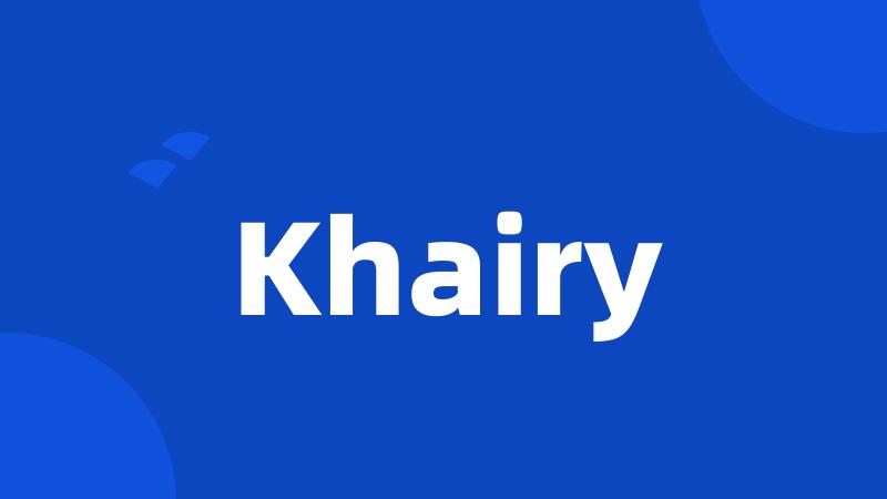 Khairy