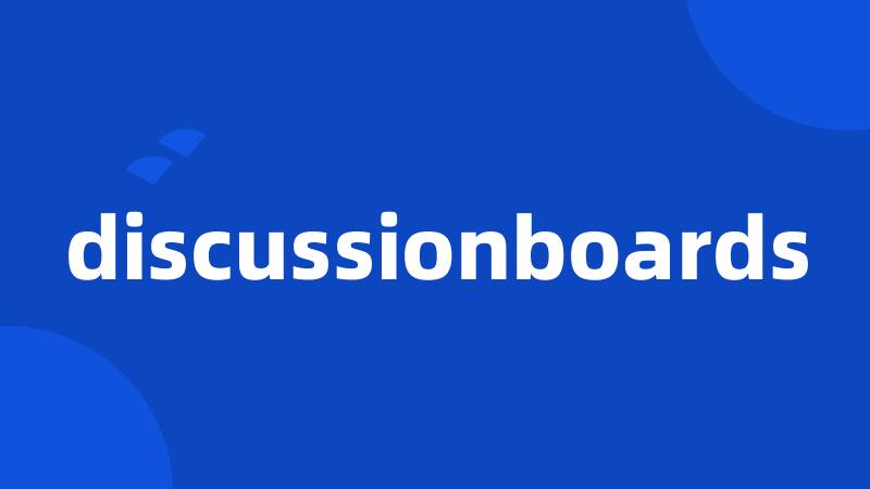 discussionboards