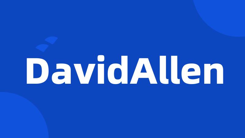 DavidAllen