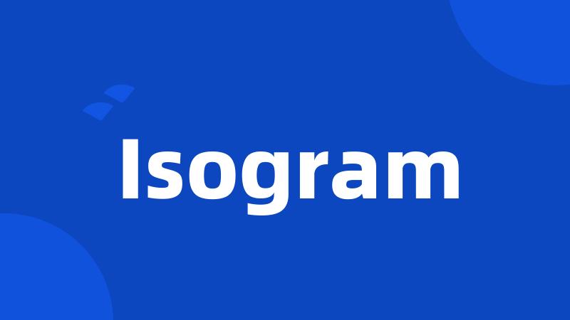 Isogram