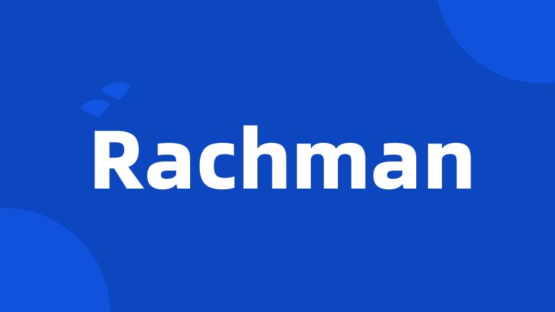 Rachman