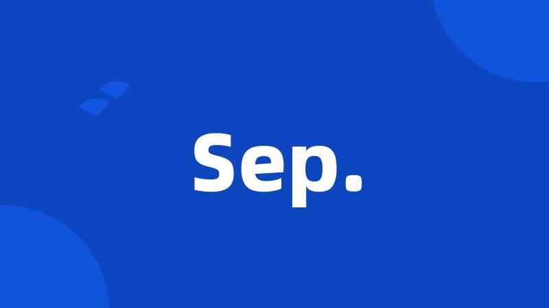 Sep.