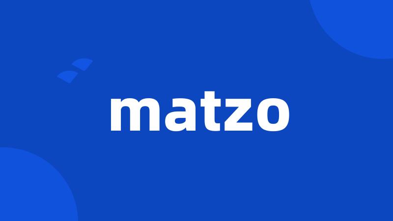 matzo