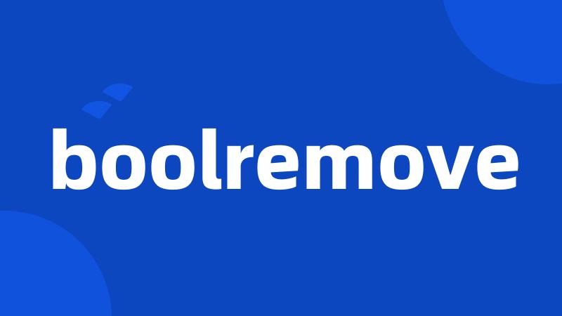 boolremove