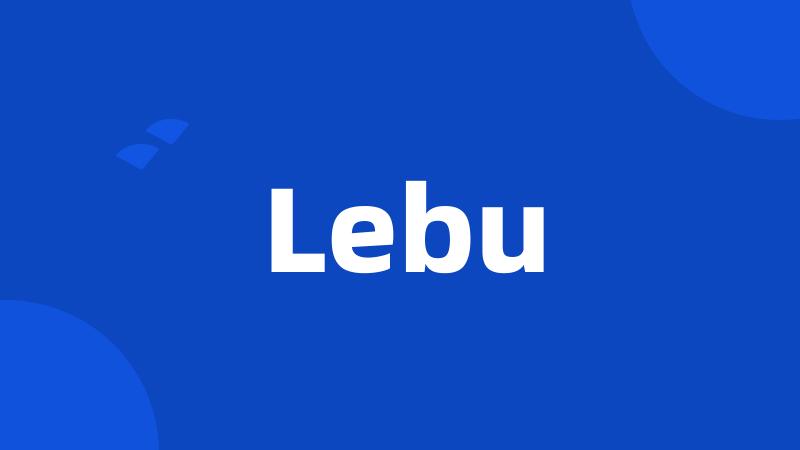 Lebu