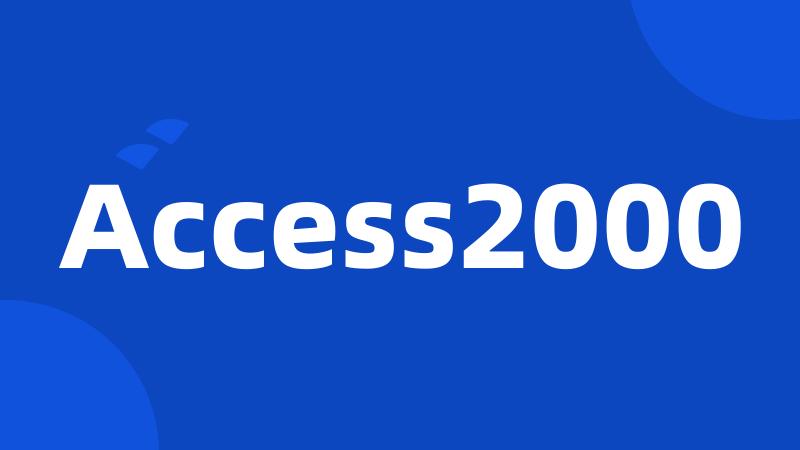 Access2000