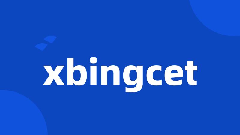 xbingcet