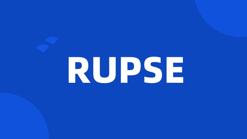 RUPSE