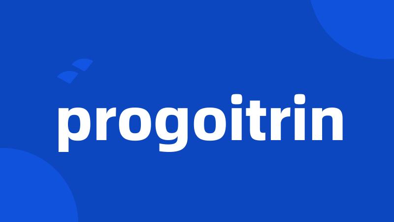 progoitrin