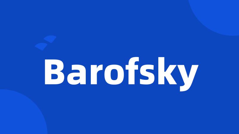 Barofsky