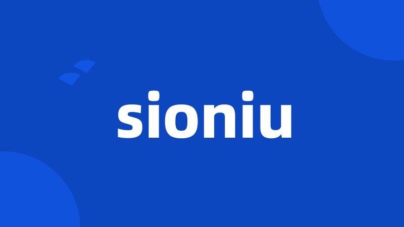 sioniu