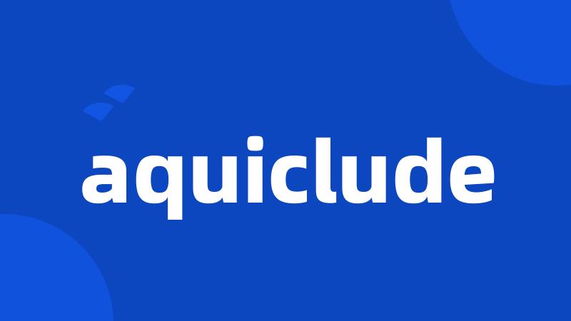 aquiclude