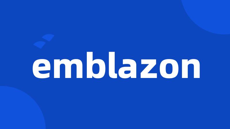 emblazon