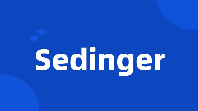 Sedinger