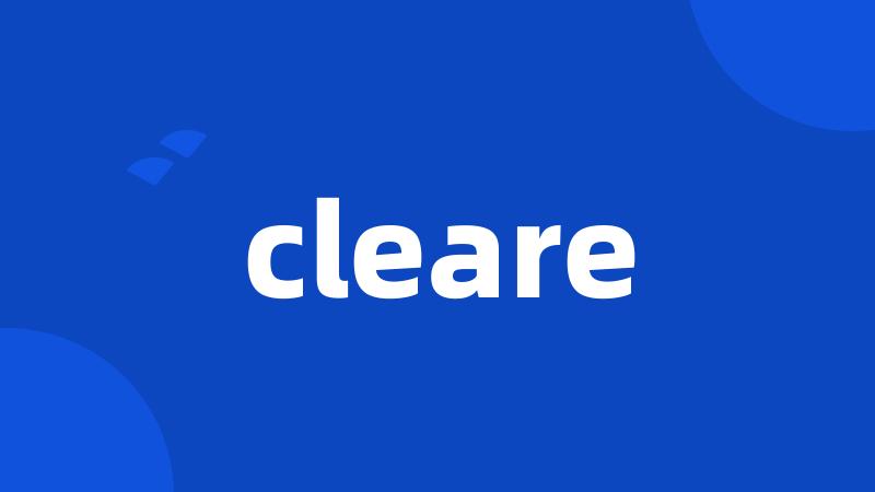 cleare