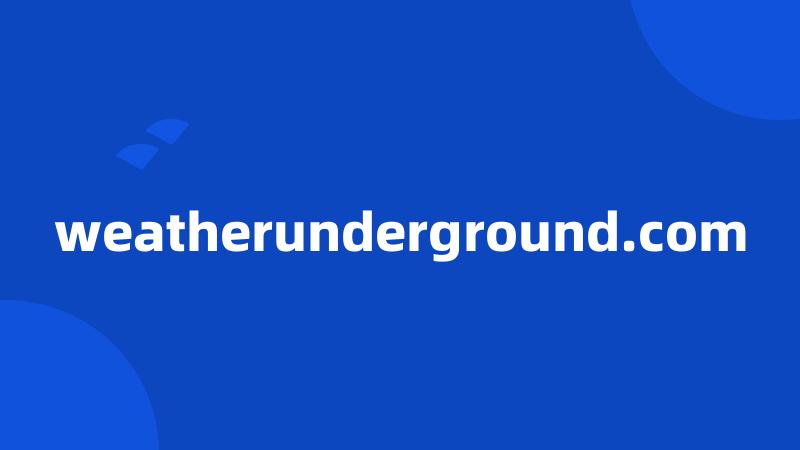 weatherunderground.com