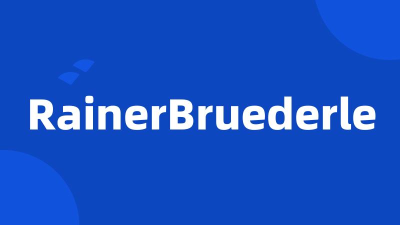 RainerBruederle