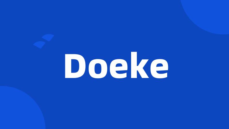 Doeke