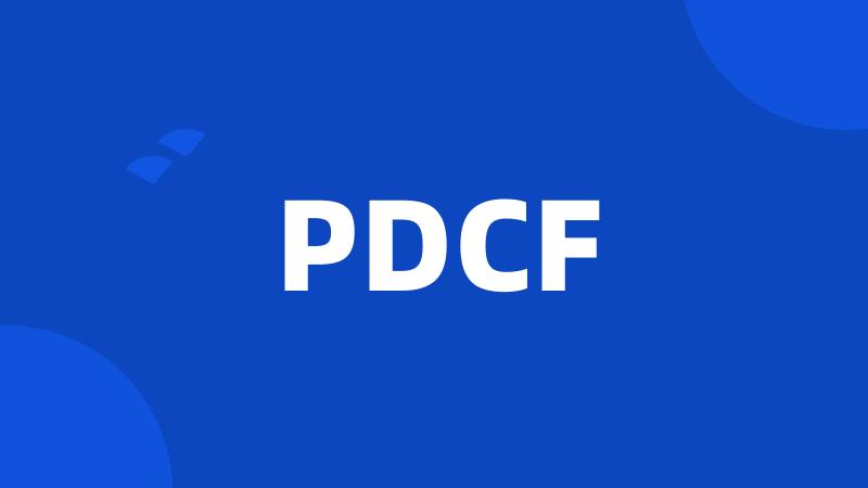 PDCF