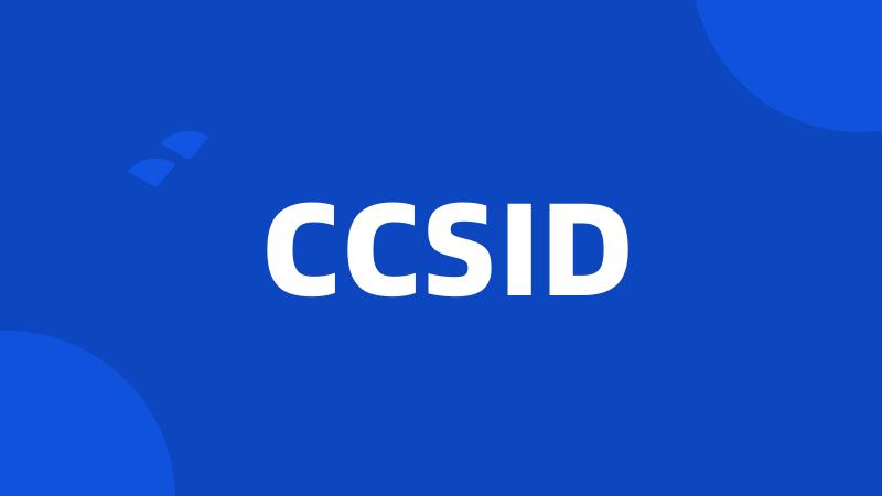 CCSID