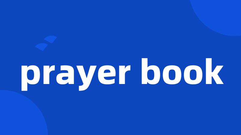 prayer book