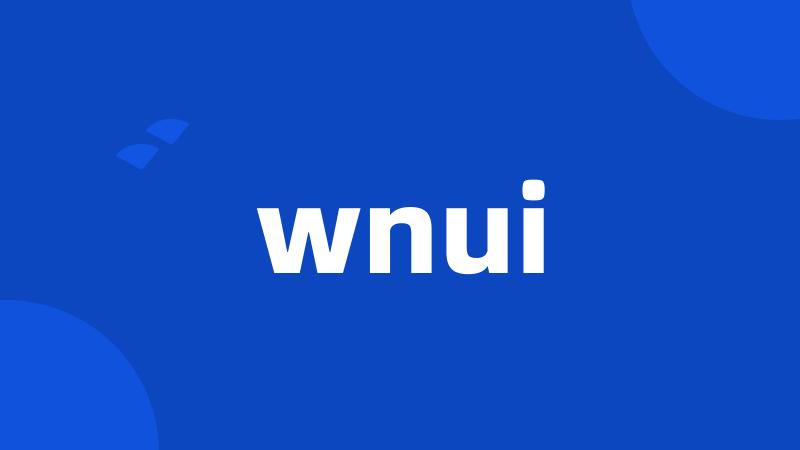 wnui