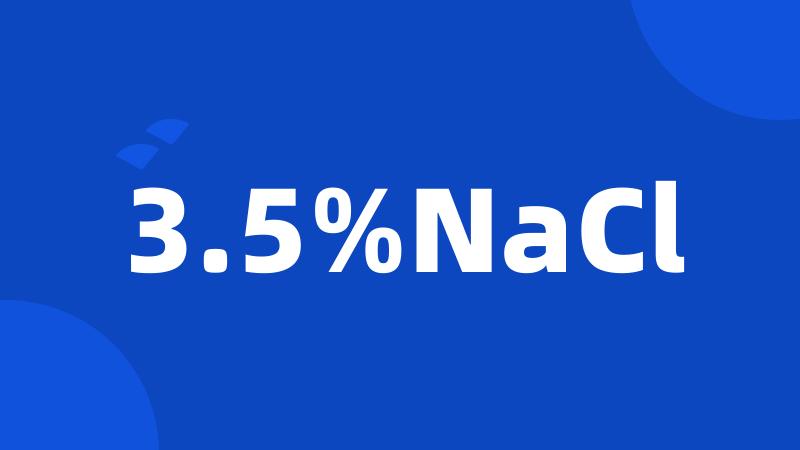 3.5%NaCl