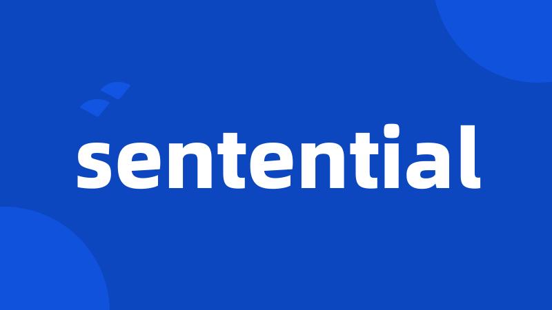 sentential