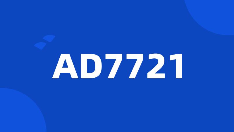 AD7721