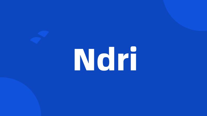 Ndri