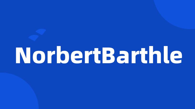 NorbertBarthle