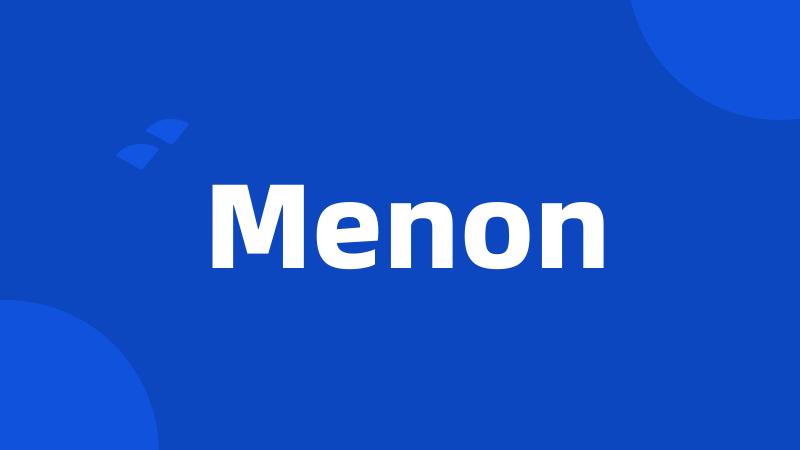 Menon