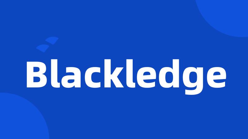 Blackledge