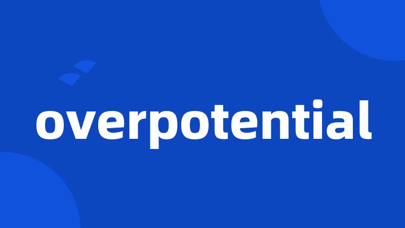 overpotential