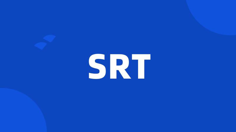 SRT