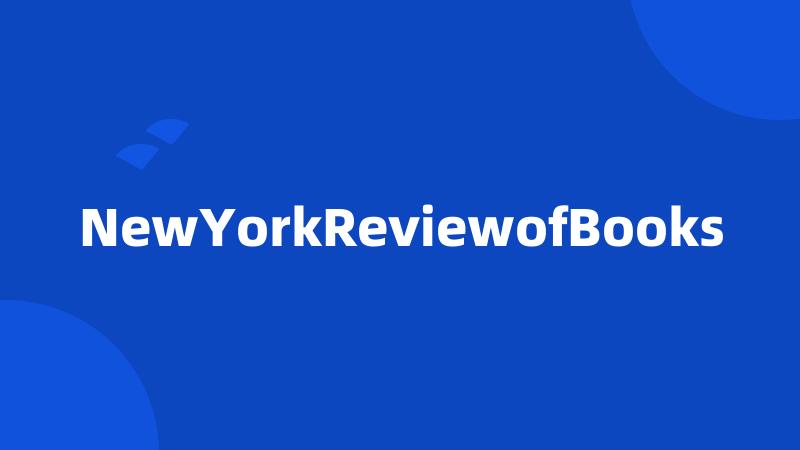 NewYorkReviewofBooks