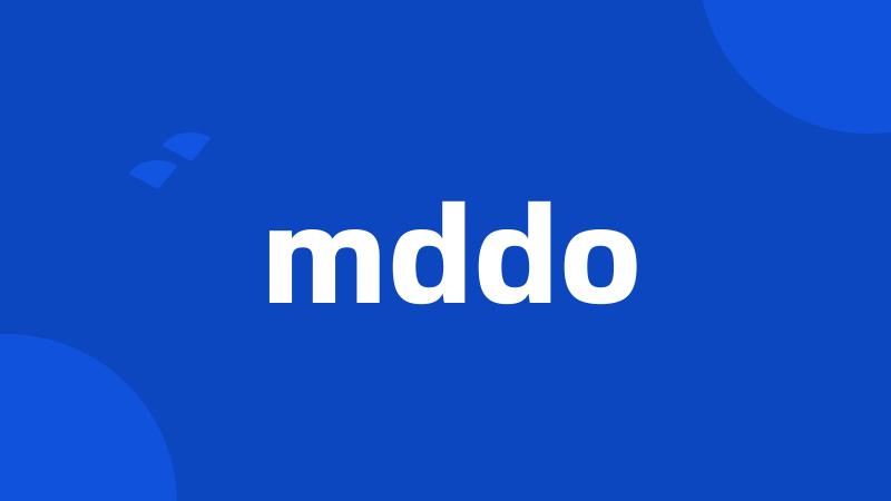 mddo