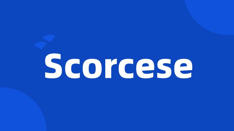 Scorcese