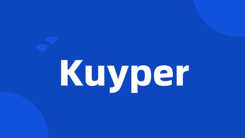 Kuyper