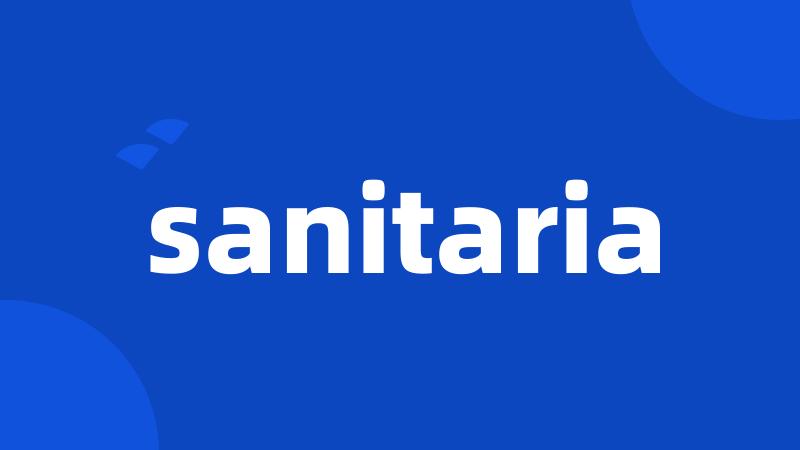 sanitaria