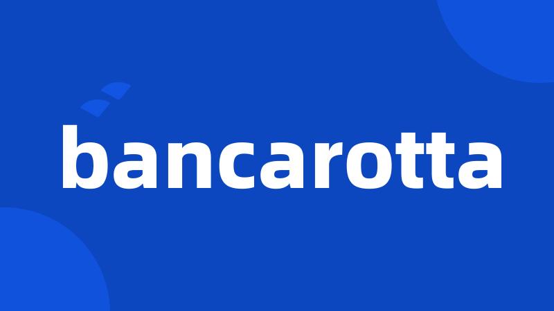 bancarotta