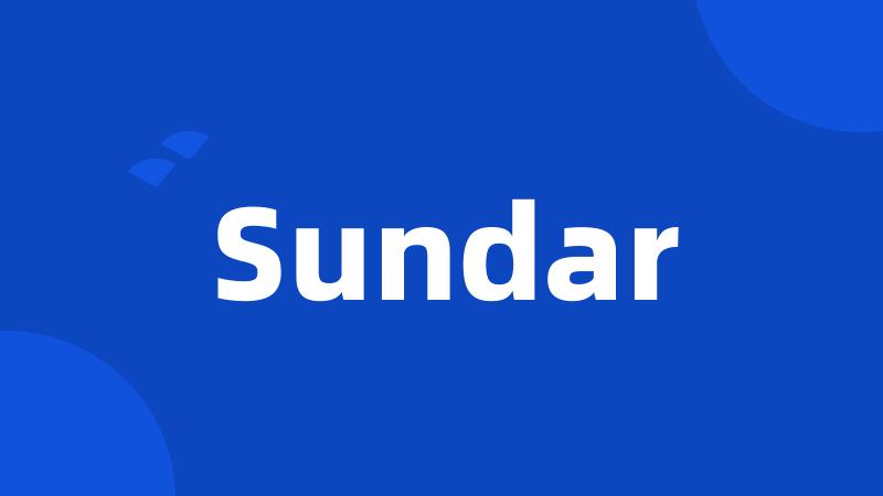 Sundar