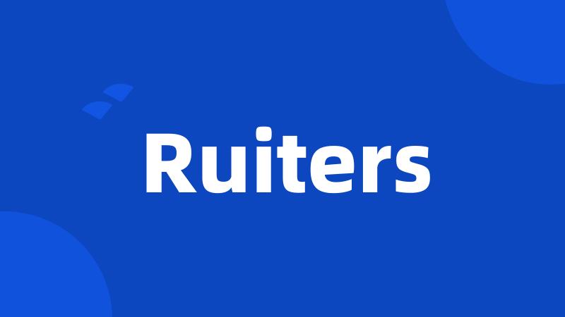 Ruiters