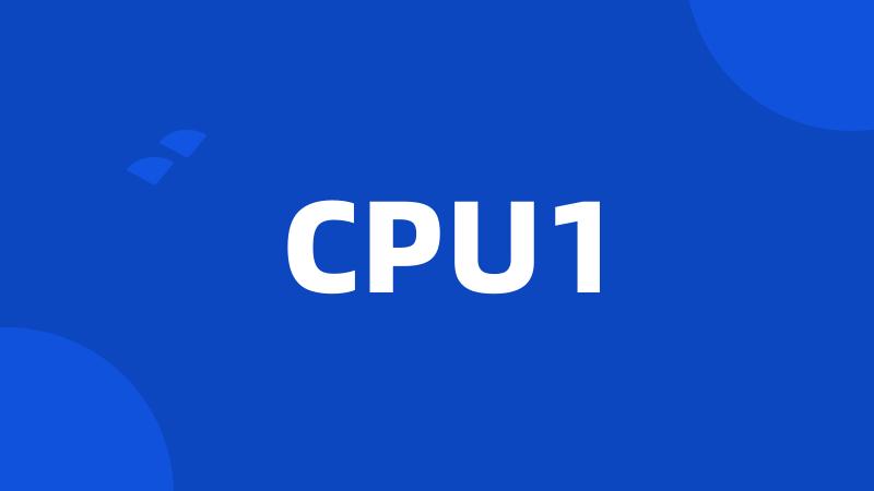 CPU1