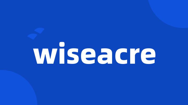 wiseacre