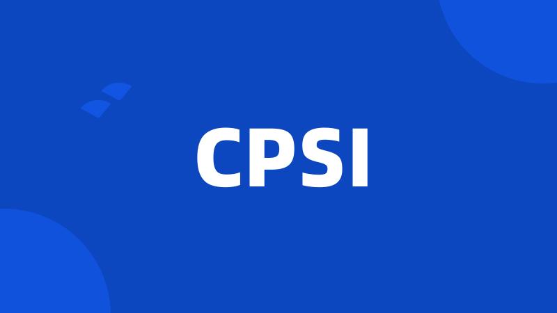 CPSI