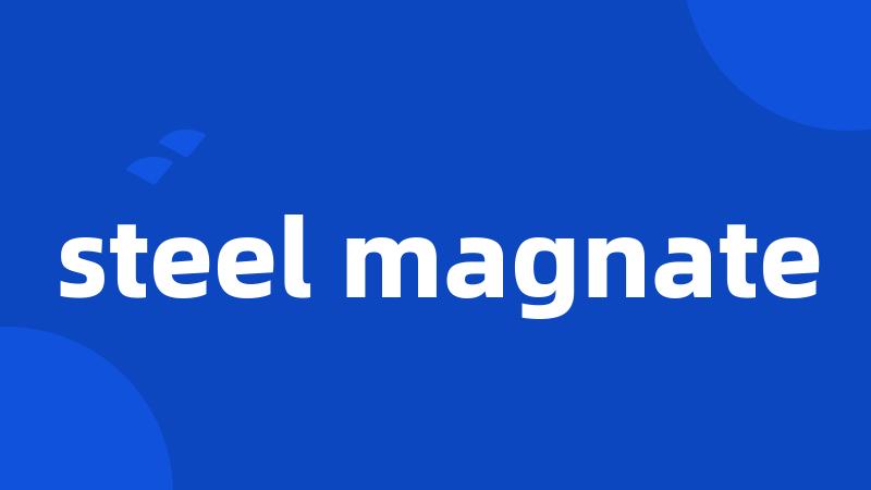 steel magnate