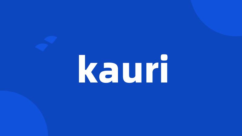 kauri