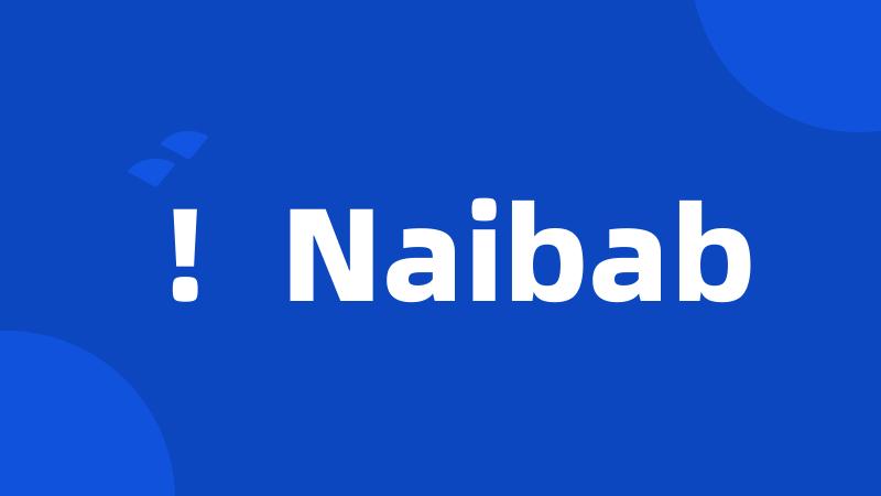 ！Naibab