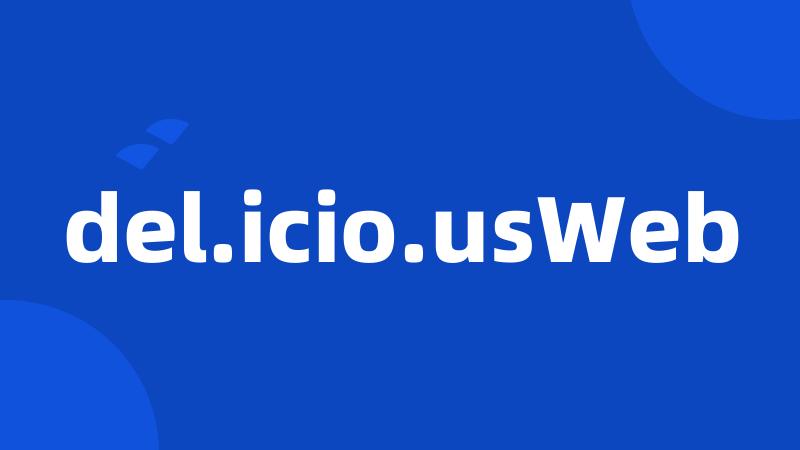 del.icio.usWeb